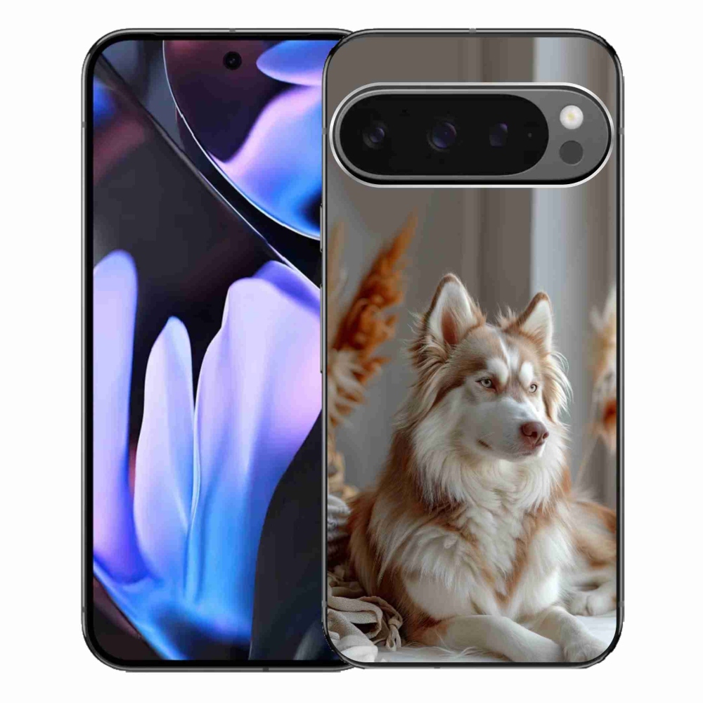 mmCase gél tok a Google Pixel 9 Pro XL-hez – nyugodt szibériai husky