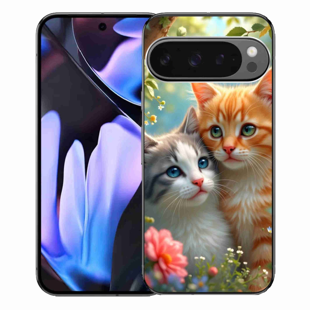 Gél borítás mmCase a Google Pixel 9 Pro XL-hez - macskaszerelem 2