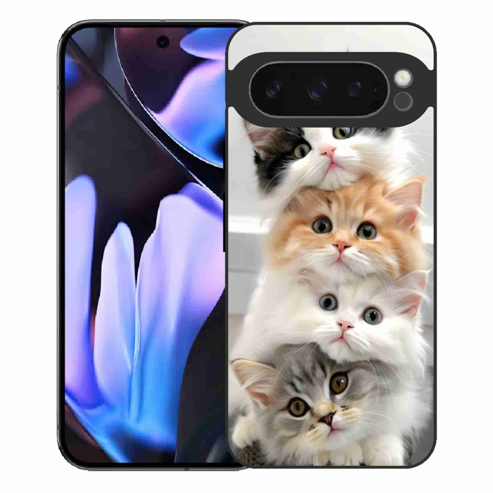 Zselés borítás mmCase a Google Pixel 9 Pro XL-hez - macska banda