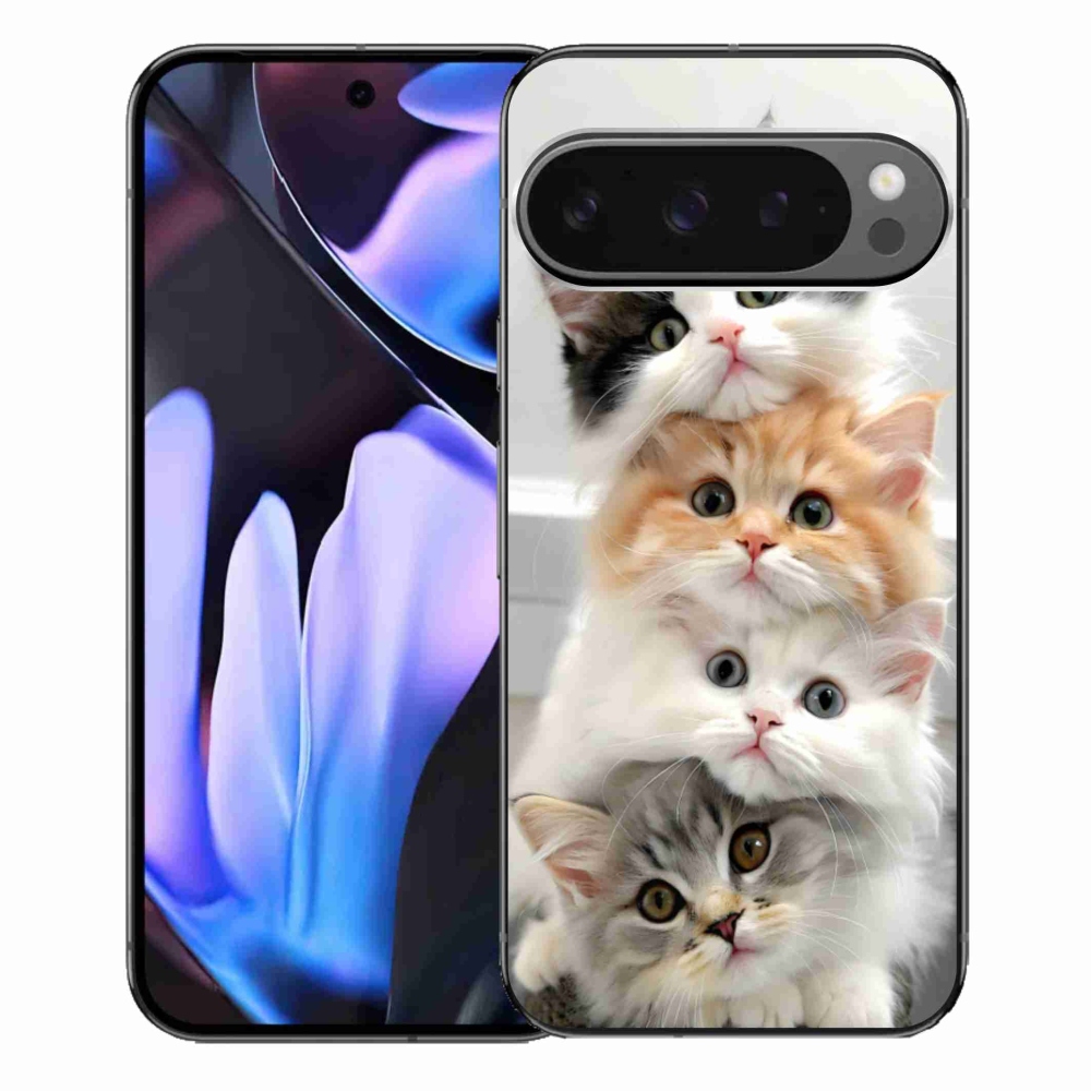 Zselés borítás mmCase a Google Pixel 9 Pro XL-hez - macska banda