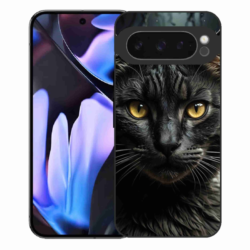 Gél borítás mmCase a Google Pixel 9 Pro XL-hez - macskaszem 3