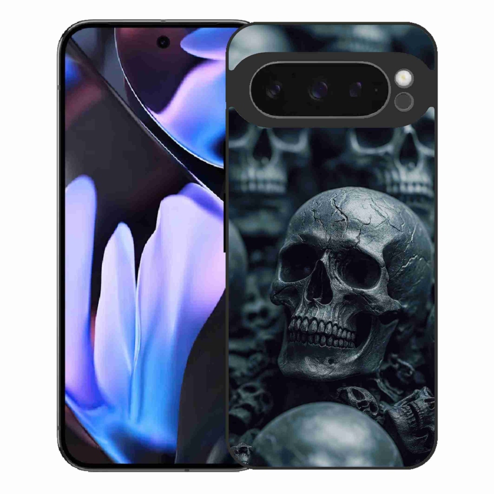 Zselés borítás mmCase a Google Pixel 9 Pro XL-hez - koponya 2