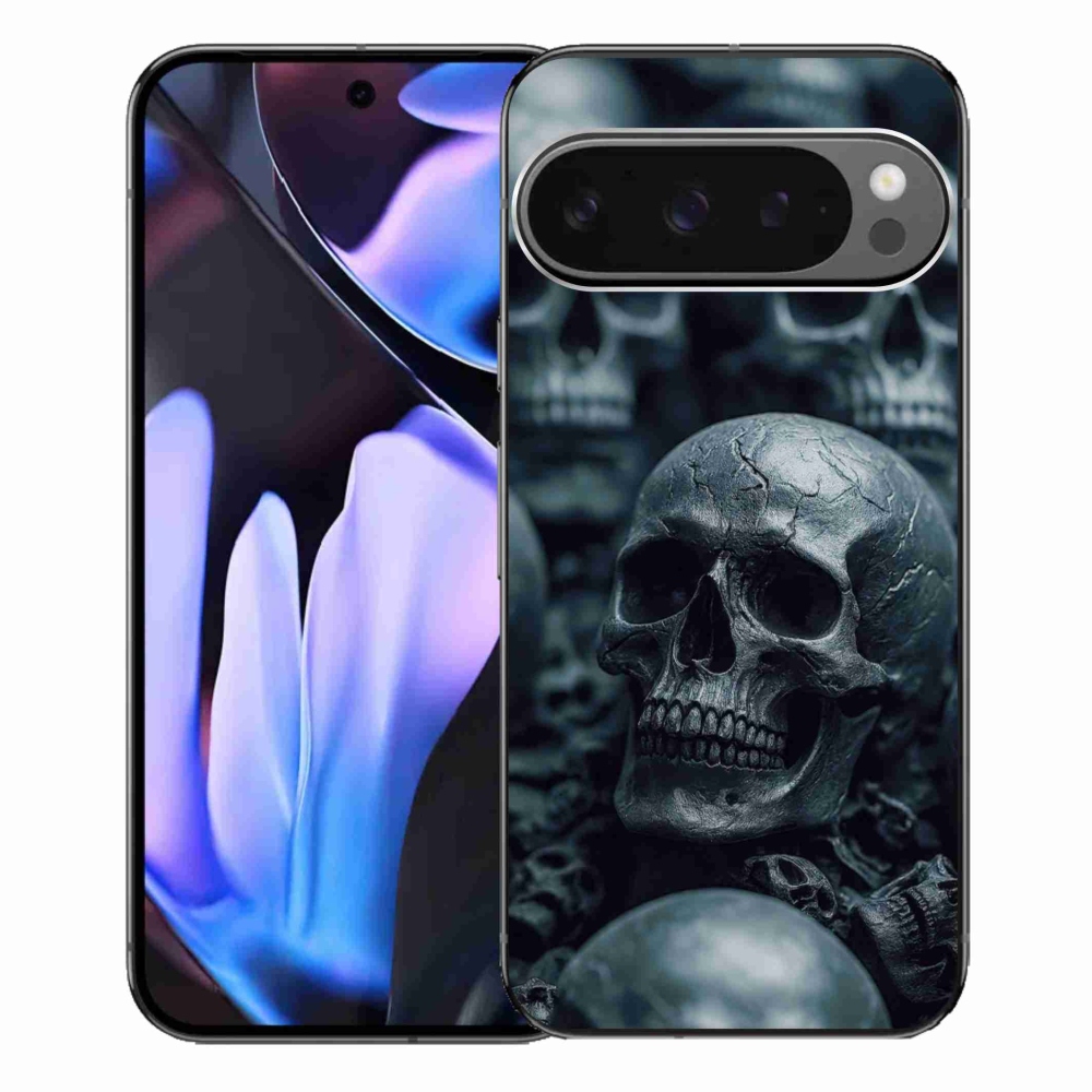 Zselés borítás mmCase a Google Pixel 9 Pro XL-hez - koponya 2