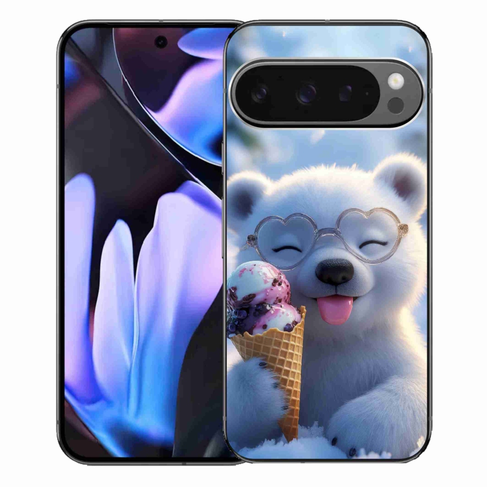 mmCase gél tok a Google Pixel 9 Pro XL-hez – mackó fagylalttal