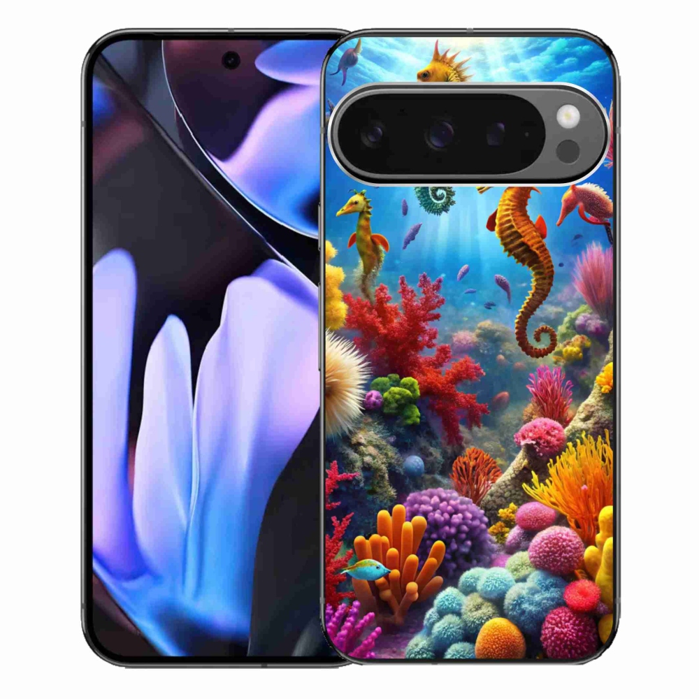 Zselés borítás mmCase a Google Pixel 9 Pro XL számára - Sea World 3