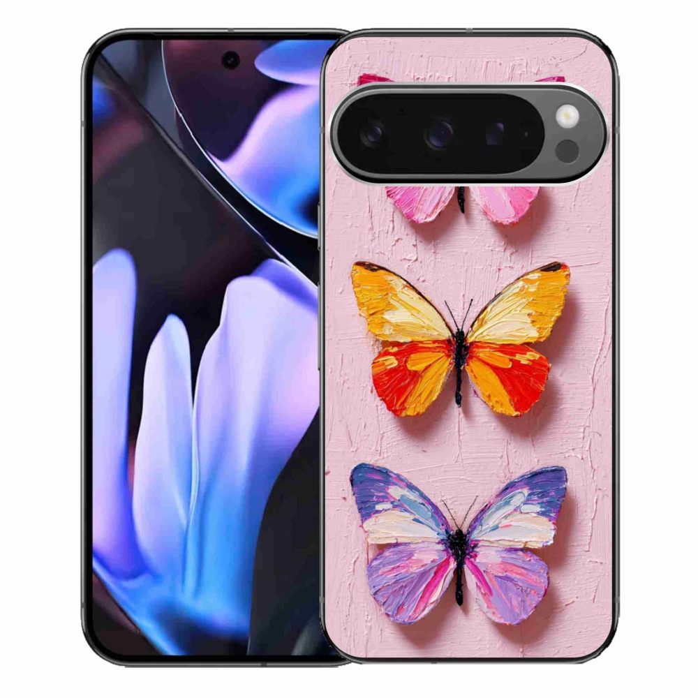 Gél borítás mmCase a Google Pixel 9 Pro XL-hez - pillangó szentháromság
