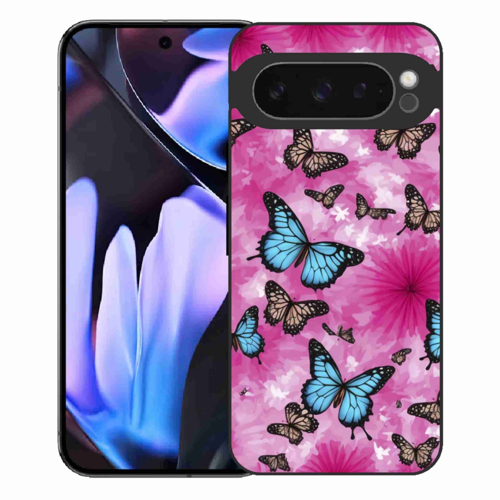 Zselés borítás mmCase a Google Pixel 9 Pro XL számára - pillangókert