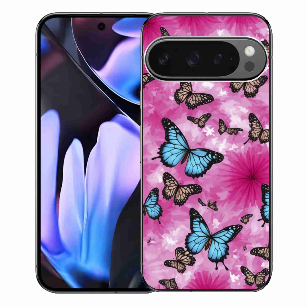 Zselés borítás mmCase a Google Pixel 9 Pro XL számára - pillangókert