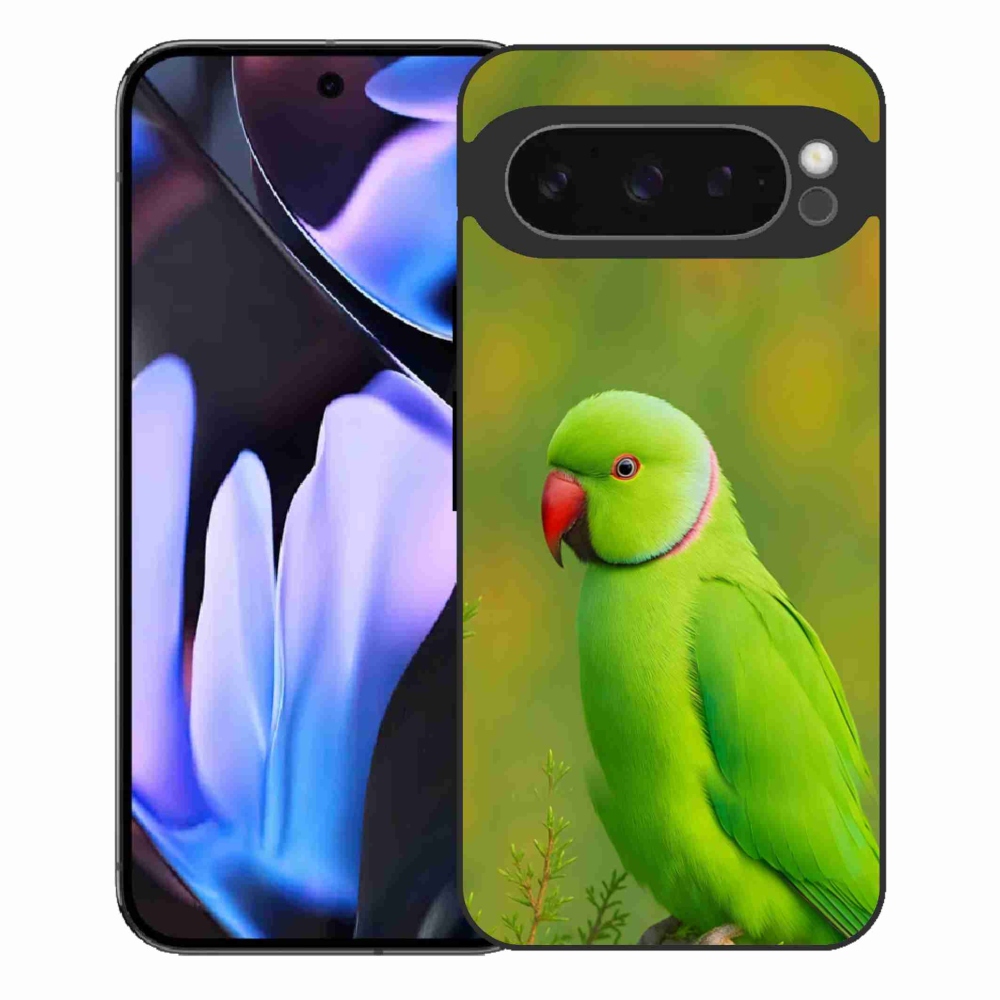 Zselés borítás mmCase a Google Pixel 9 Pro XL-hez - papagáj alexander 2