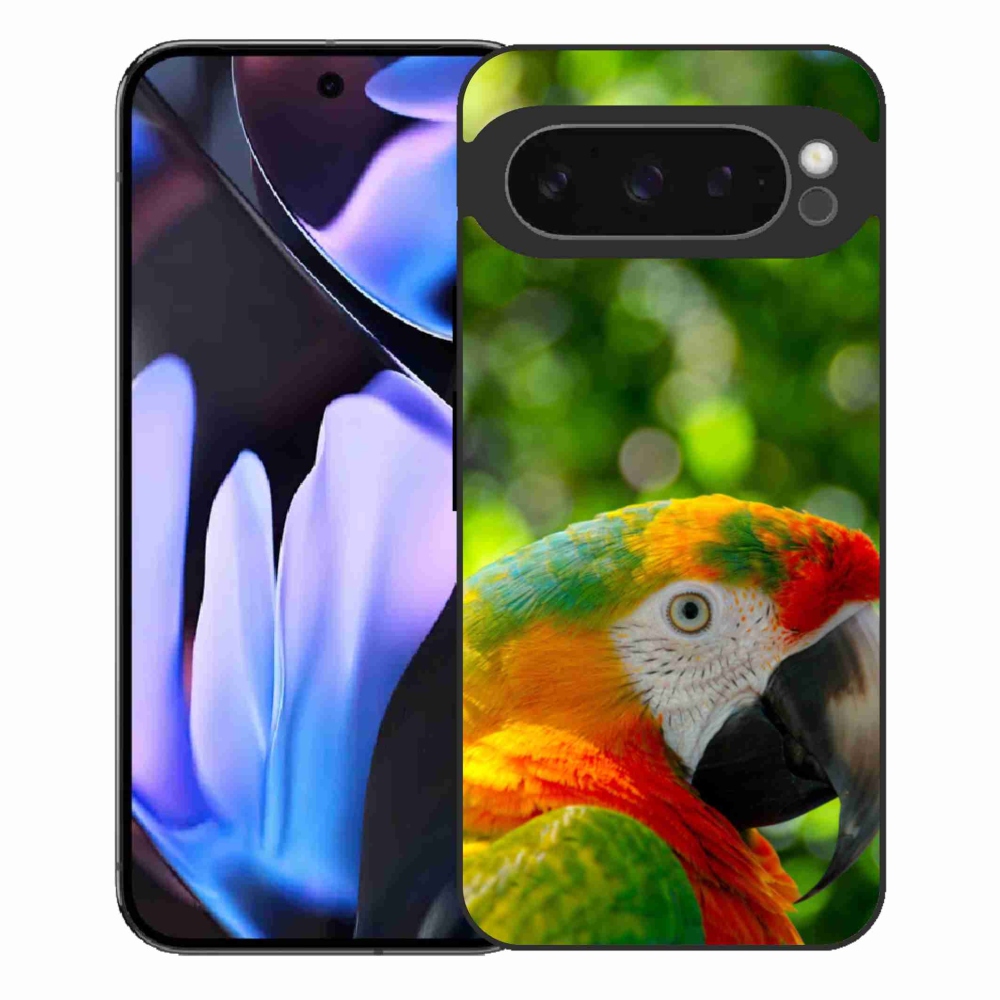 Zselés borítás mmCase a Google Pixel 9 Pro XL-hez - papagáj ara 3