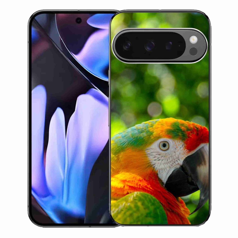 Zselés borítás mmCase a Google Pixel 9 Pro XL-hez - papagáj ara 3