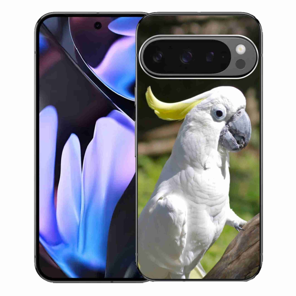 Gél borítás mmCase a Google Pixel 9 Pro XL-hez - papagáj kakadu 2
