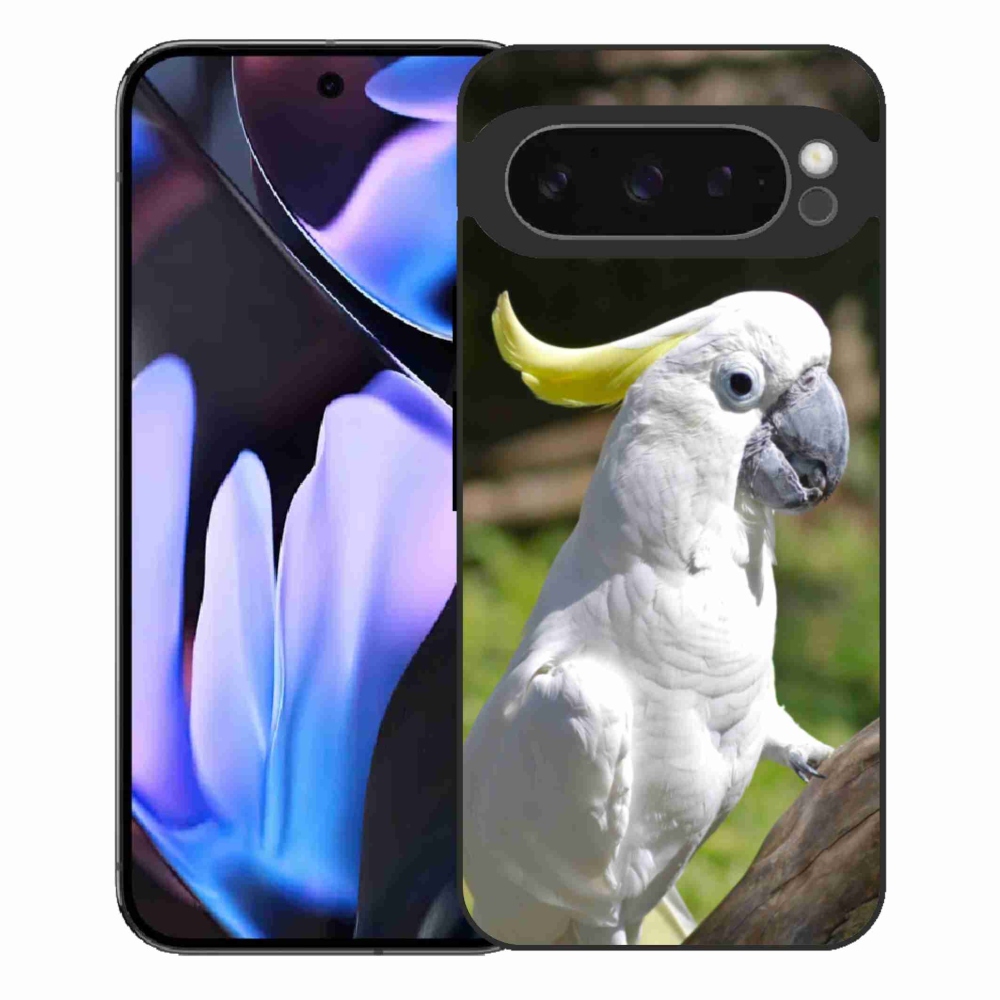 Gél borítás mmCase a Google Pixel 9 Pro XL-hez - papagáj kakadu 2