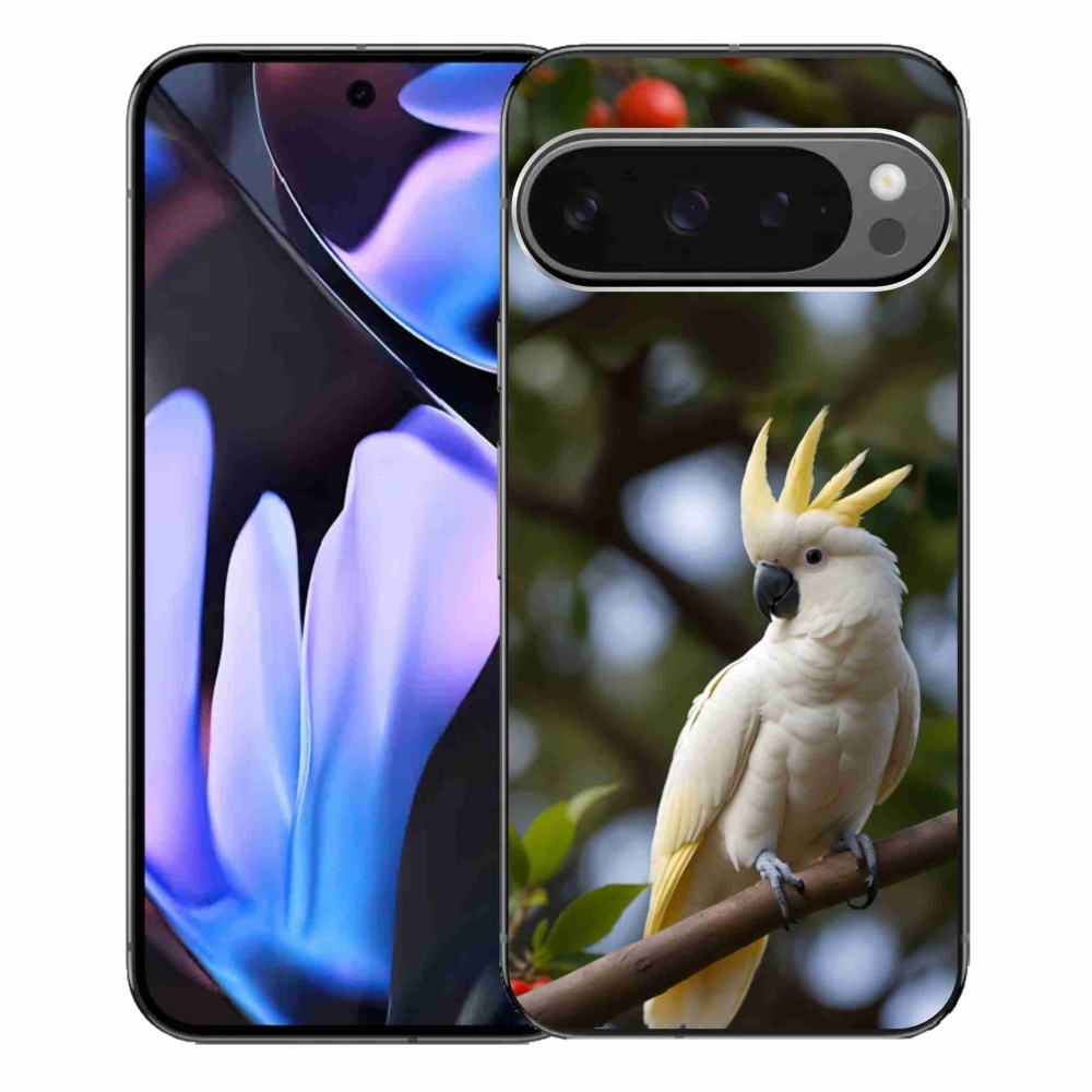 mmCase gél tok a Google Pixel 9 Pro XL-hez – kakadu papagáj 3