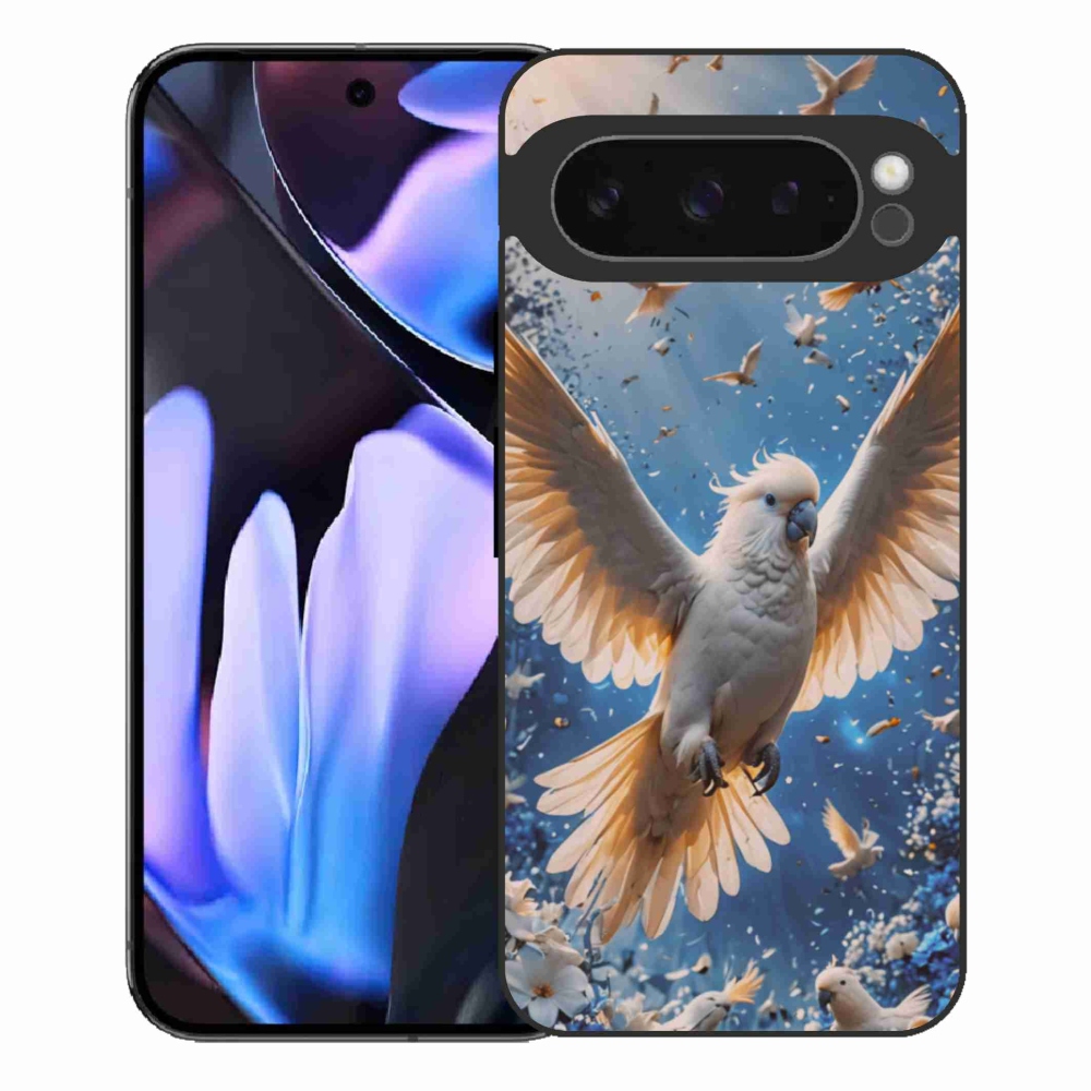 Gél borítás mmCase a Google Pixel 9 Pro XL-hez - papagáj kakadu
