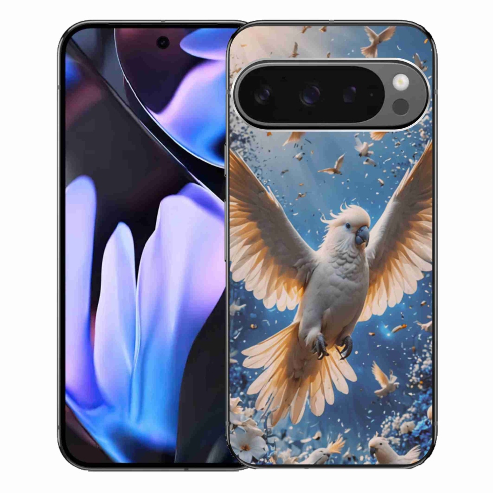 Gél borítás mmCase a Google Pixel 9 Pro XL-hez - papagáj kakadu