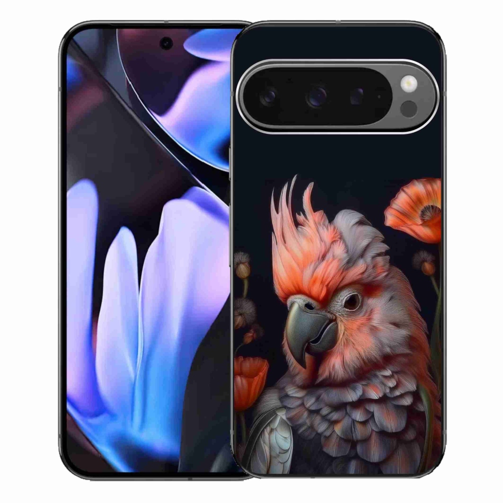 mmCase gél tok a Google Pixel 9 Pro XL-hez – színes kakadu papagáj
