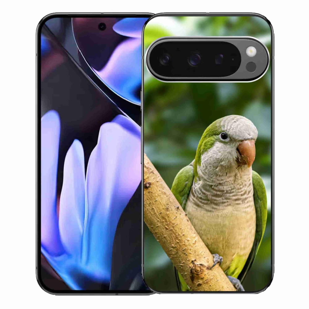 Zselés borítás mmCase a Google Pixel 9 Pro XL-hez - papagáj