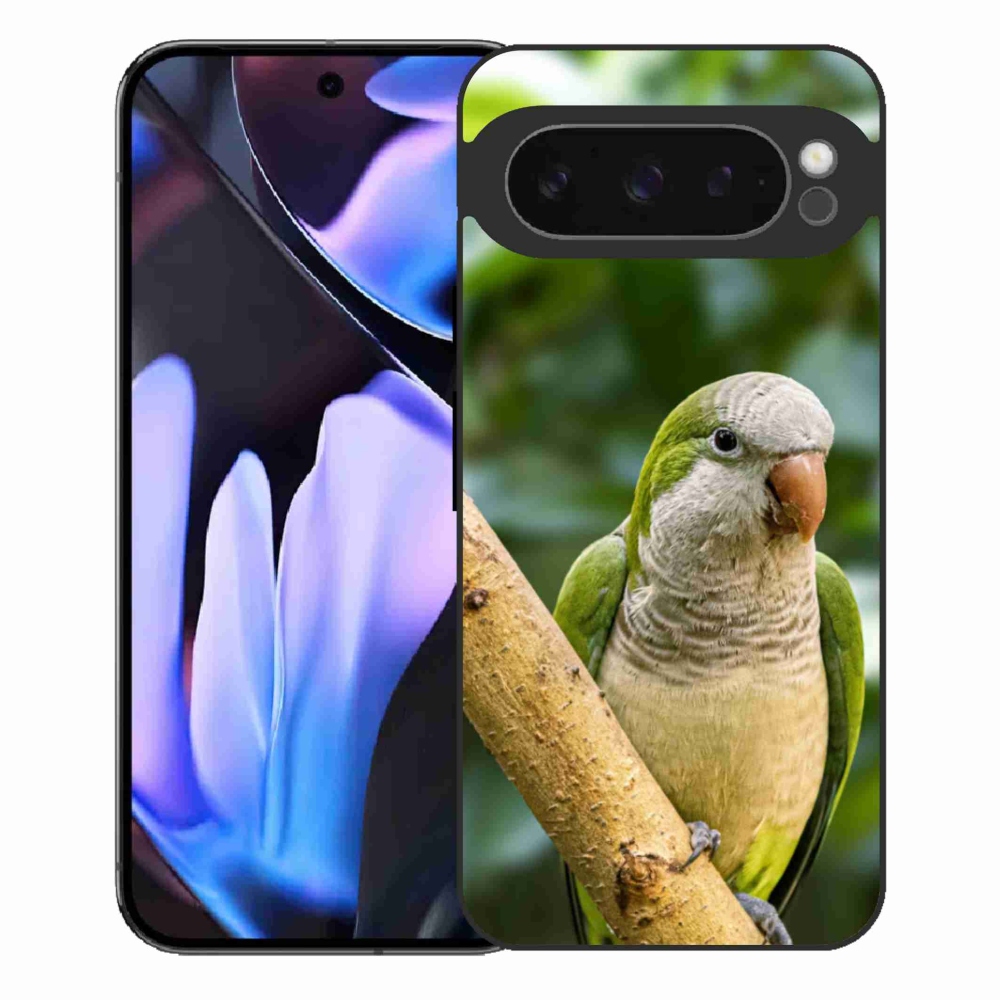 Zselés borítás mmCase a Google Pixel 9 Pro XL-hez - papagáj