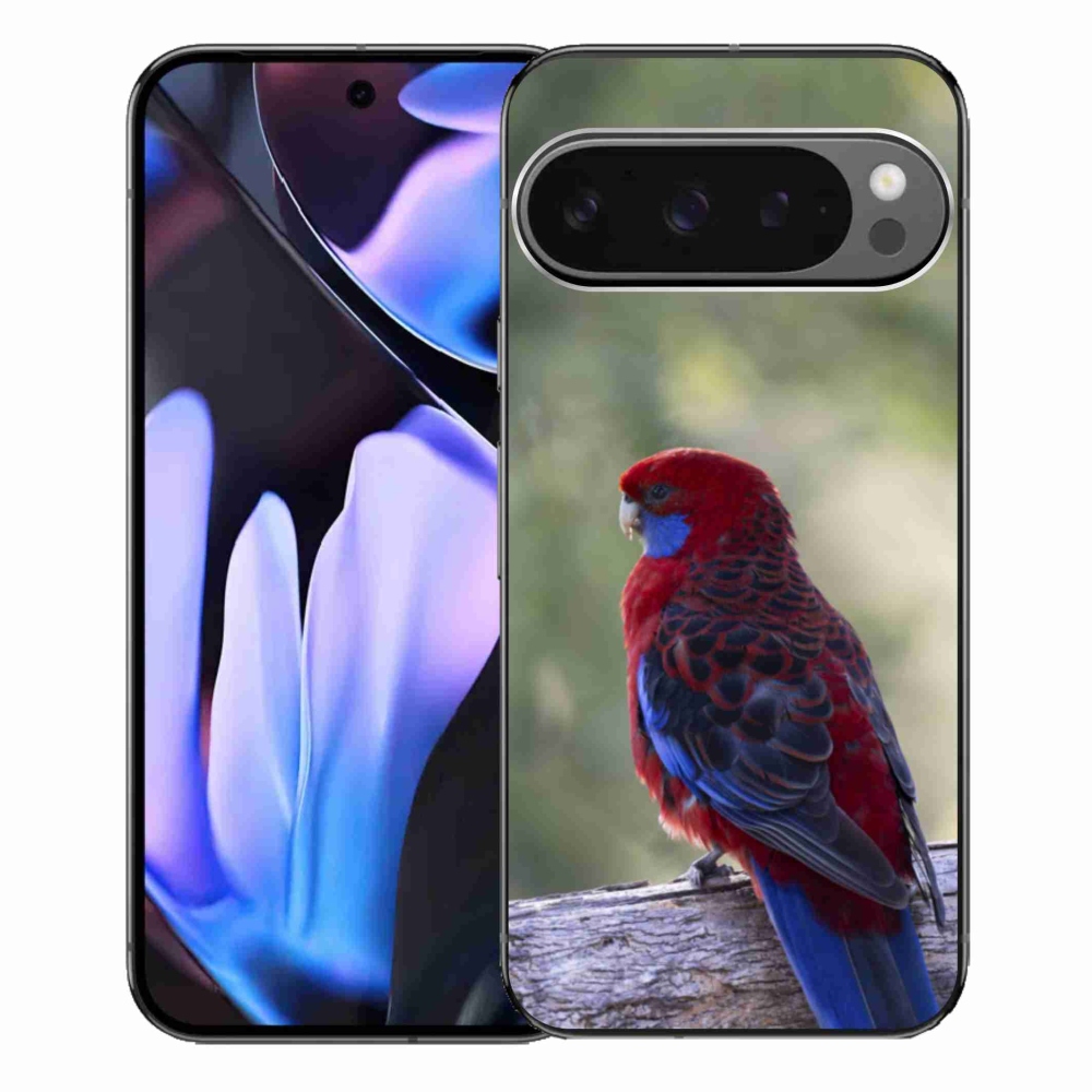 Zselés borítás mmCase a Google Pixel 9 Pro XL-hez - papagáj rózsa