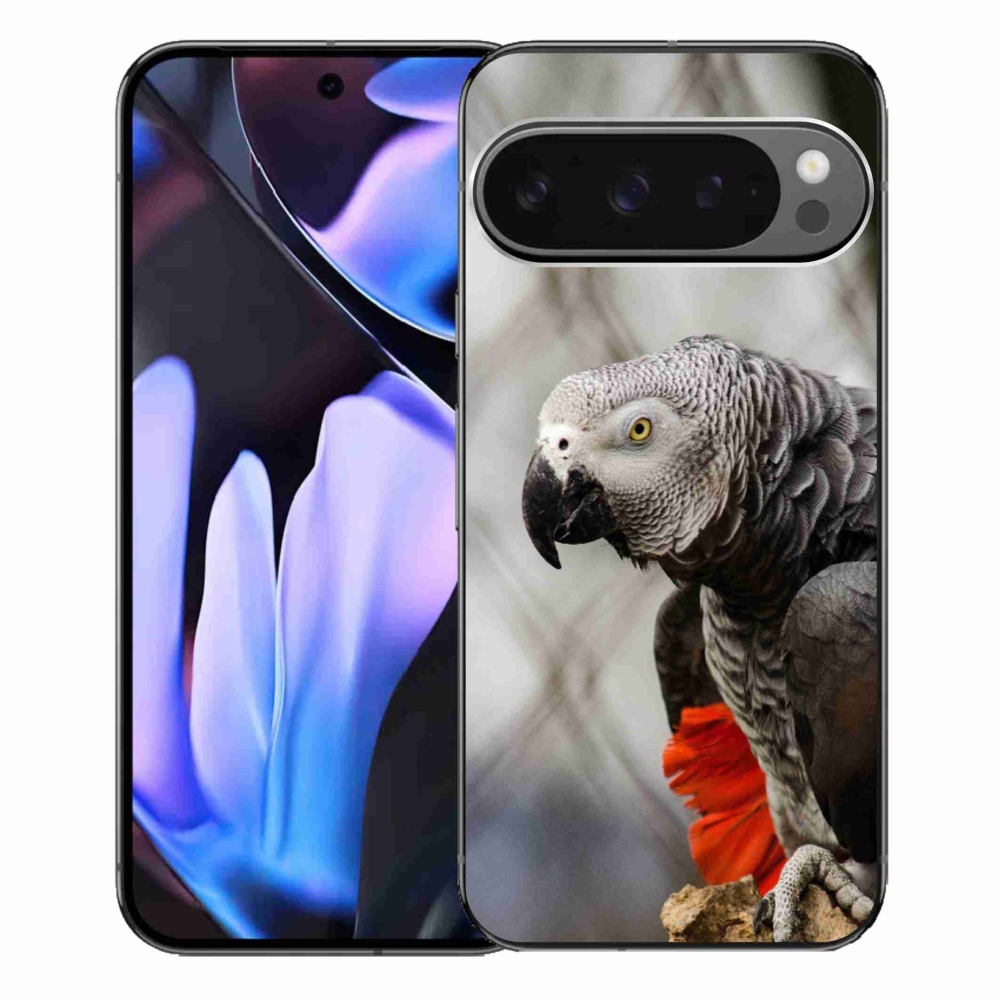 mmCase gél tok a Google Pixel 9 Pro XL-hez – szürke papagáj 3