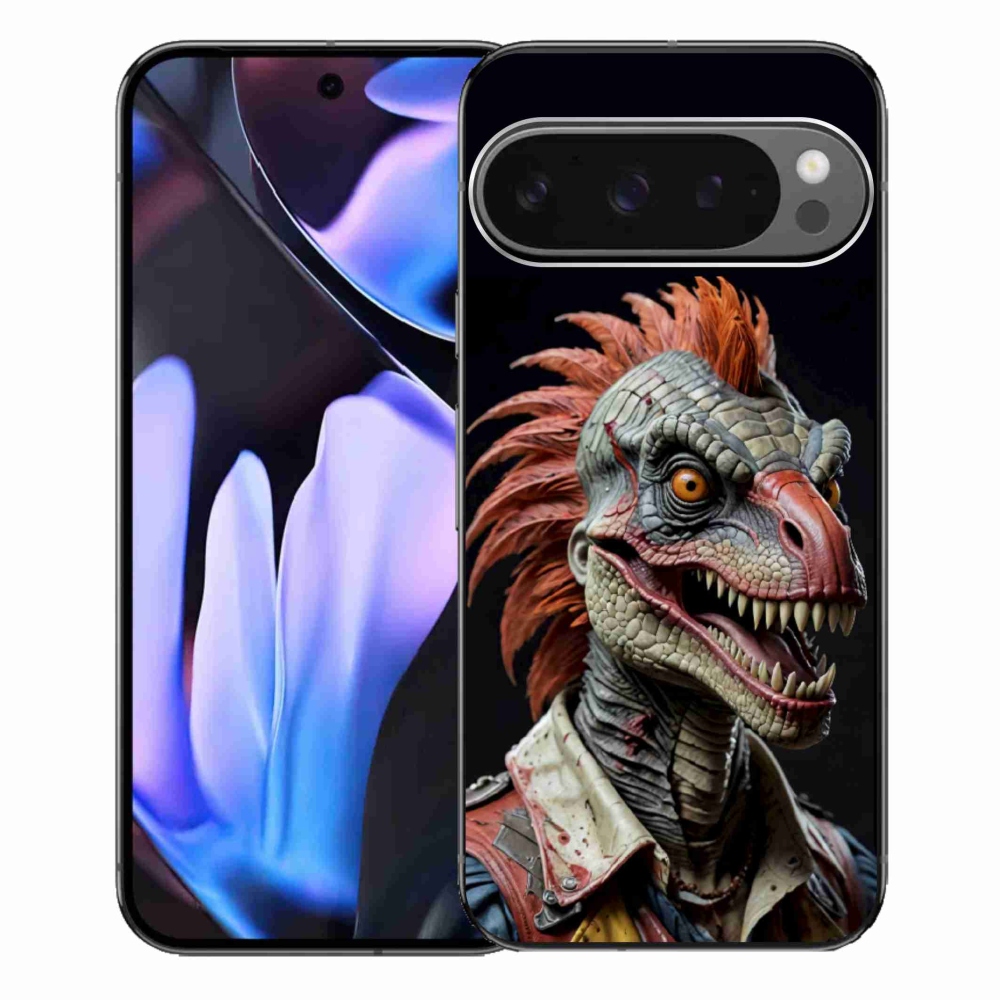 mmCase gél tok a Google Pixel 9 Pro XL-hez – punk dinoszaurusz