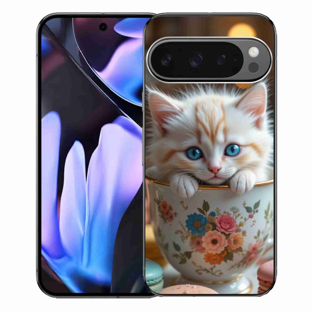 Gél borítás mmCase a Google Pixel 9 Pro XL-hez - aranyos cica 6
