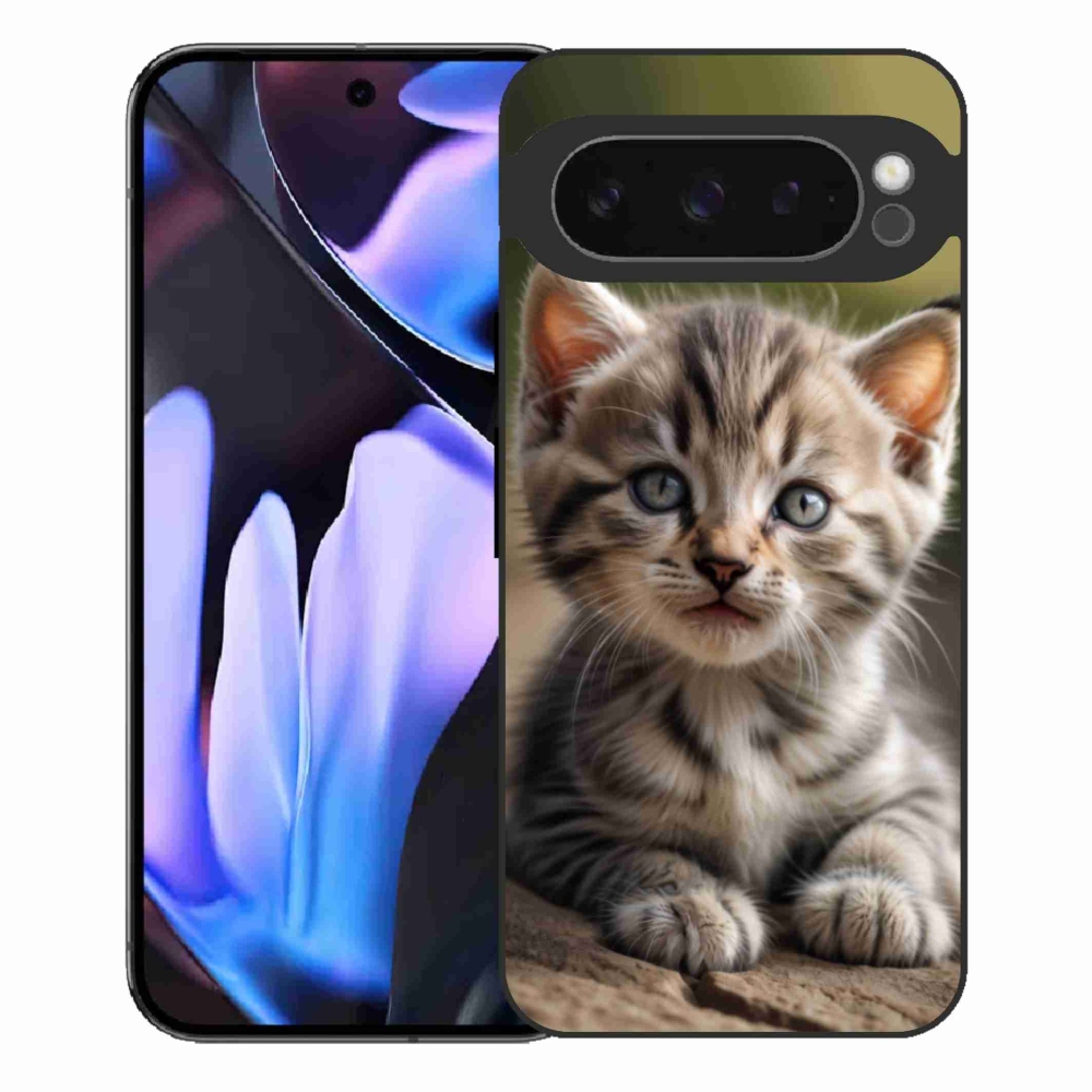Gél borítás mmCase a Google Pixel 9 Pro XL számára - aranyos cica 9