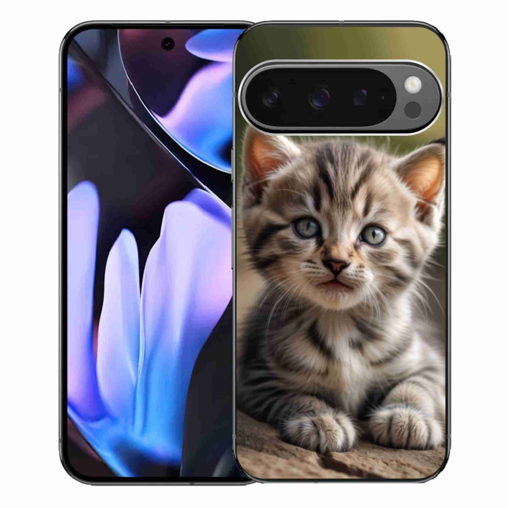 Gél borítás mmCase a Google Pixel 9 Pro XL számára - aranyos cica 9