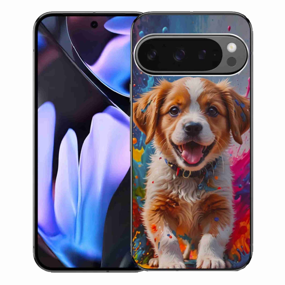 Gél borítás mmCase a Google Pixel 9 Pro XL-hez - aranyos kiskutya 3