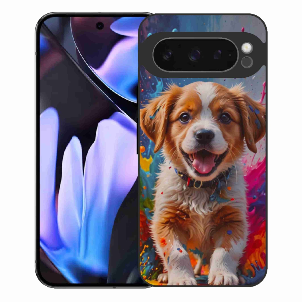 Gél borítás mmCase a Google Pixel 9 Pro XL-hez - aranyos kiskutya 3