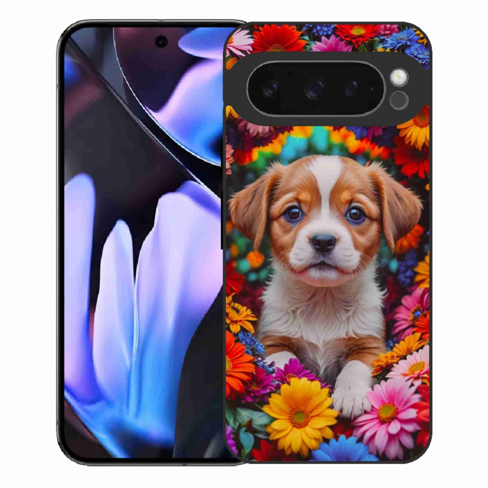 Gél borítás mmCase a Google Pixel 9 Pro XL-hez - aranyos kiskutya