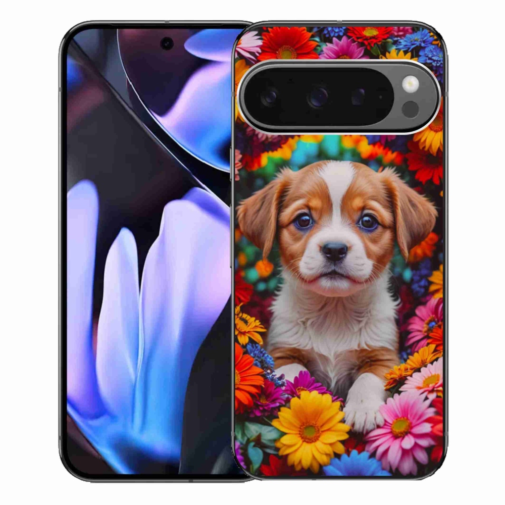 Gél borítás mmCase a Google Pixel 9 Pro XL-hez - aranyos kiskutya