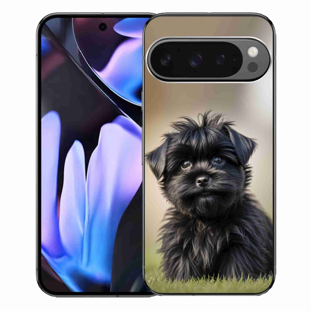 mmCase gél tok a Google Pixel 9 Pro XL-hez – aranyos fekete kutyus