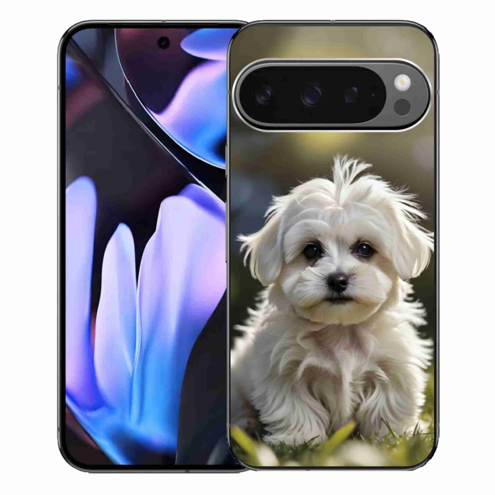 mmCase gél tok a Google Pixel 9 Pro XL-hez – aranyos máltai kutyus