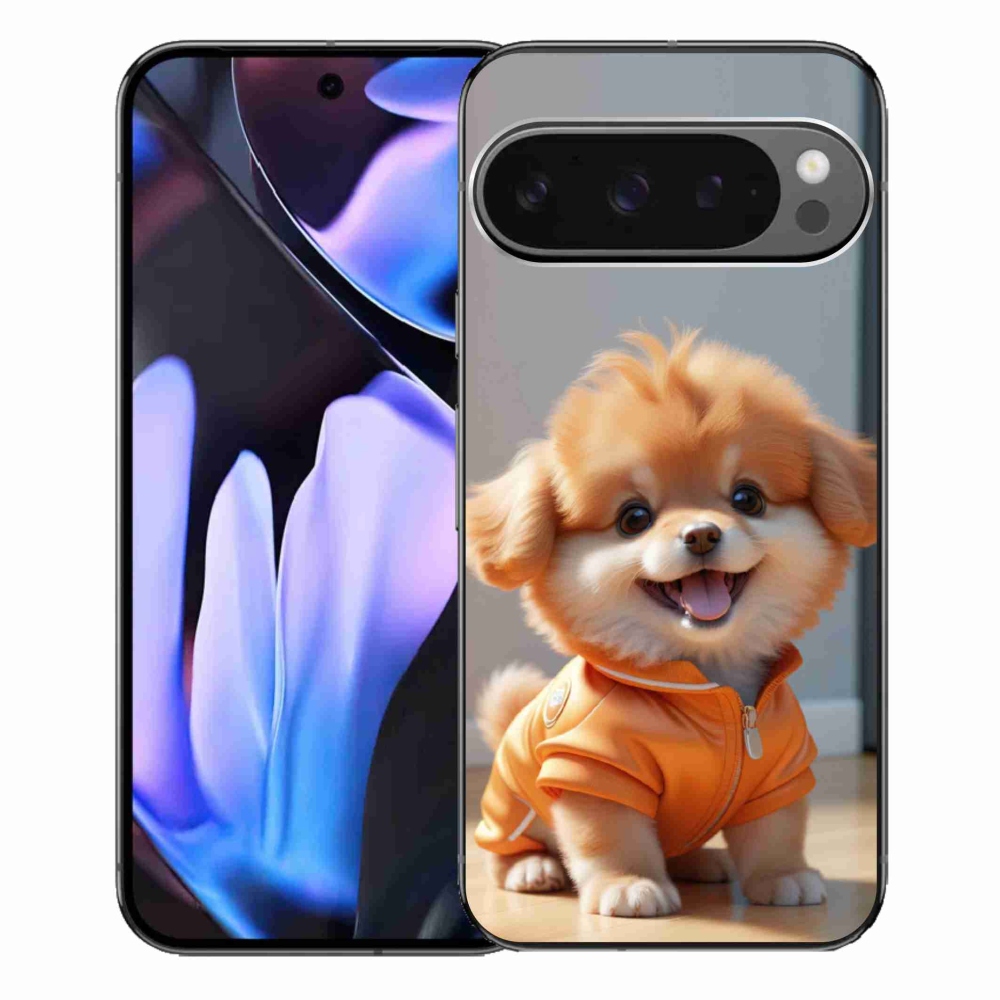 mmCase gél tok a Google Pixel 9 Pro XL-hez – aranyos pomerániai pulóverben