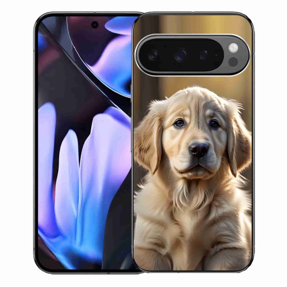 mmCase gél tok a Google Pixel 9 Pro XL-hez – aranyos arany retriever