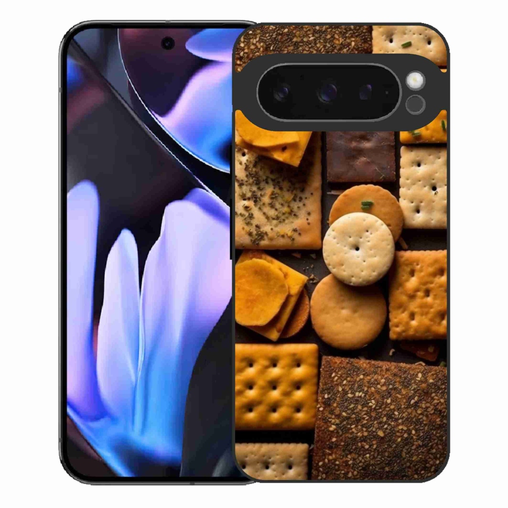 Zselés borítás mmCase a Google Pixel 9 Pro XL számára - kekszek