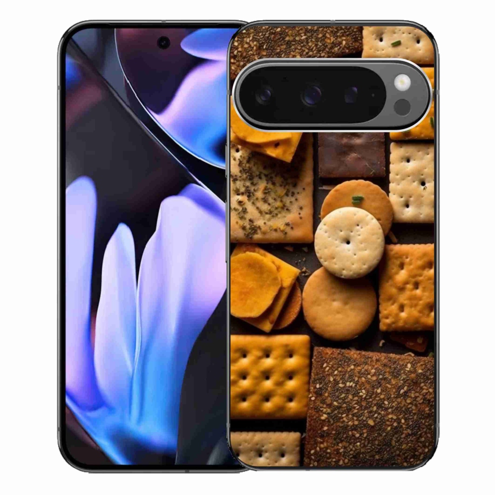 Zselés borítás mmCase a Google Pixel 9 Pro XL számára - kekszek