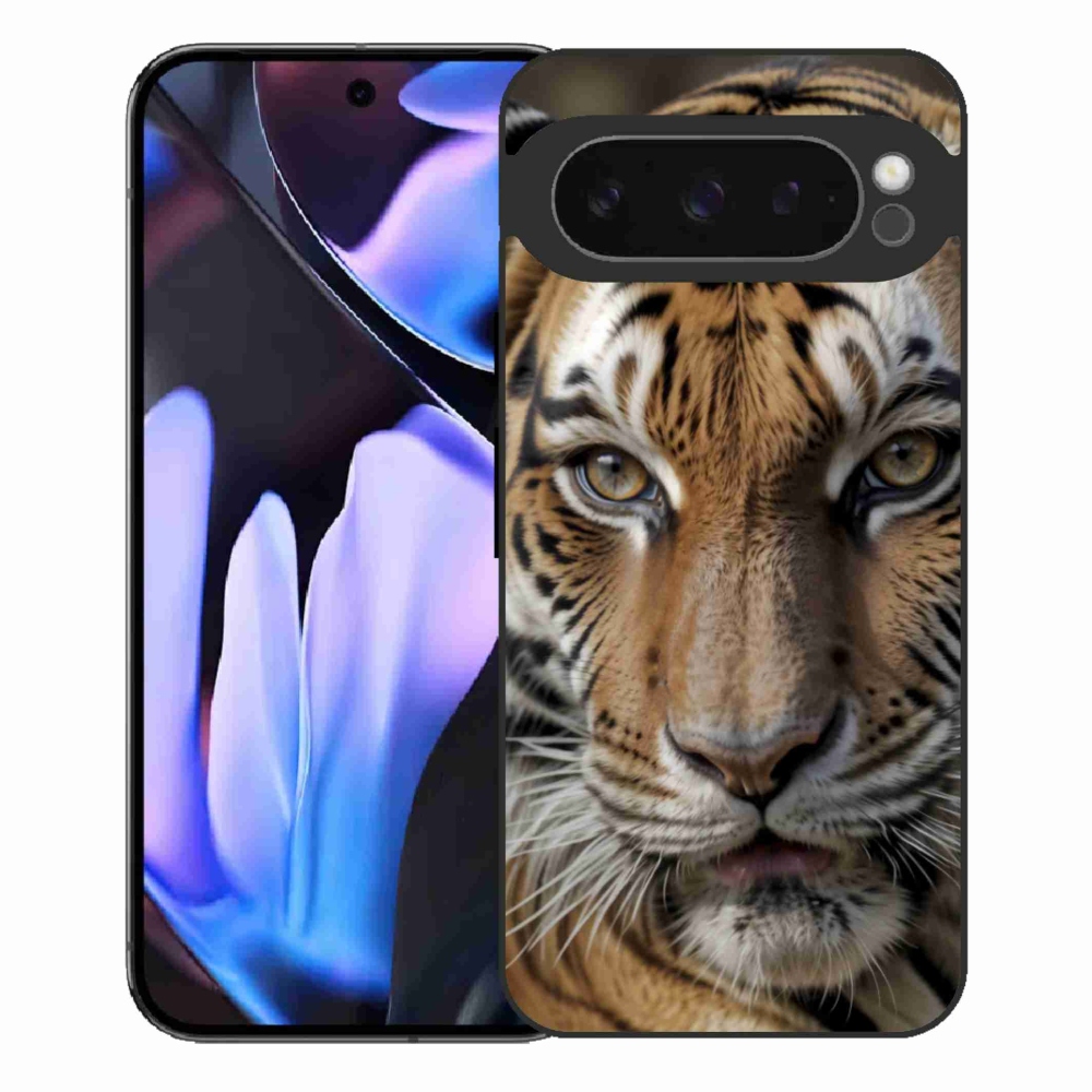 Gél borítás mmCase a Google Pixel 9 Pro XL számára - tigris nézet