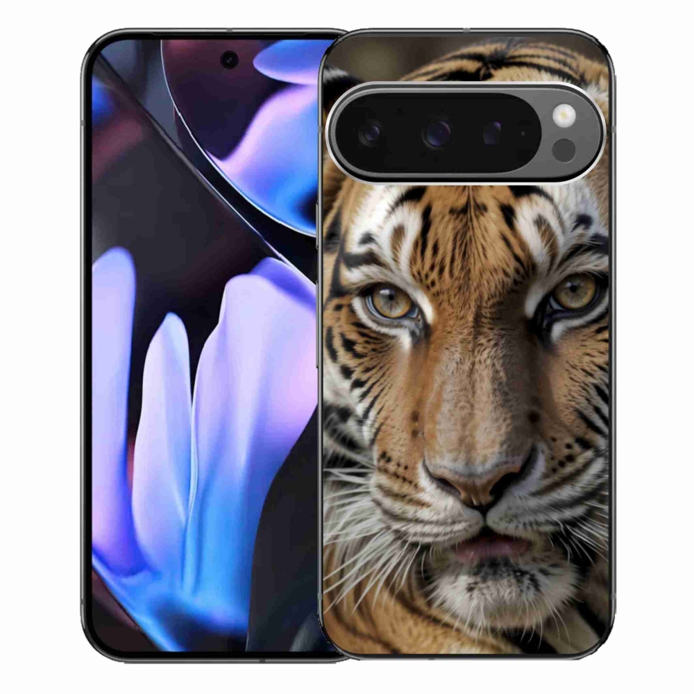 Gél borítás mmCase a Google Pixel 9 Pro XL számára - tigris nézet