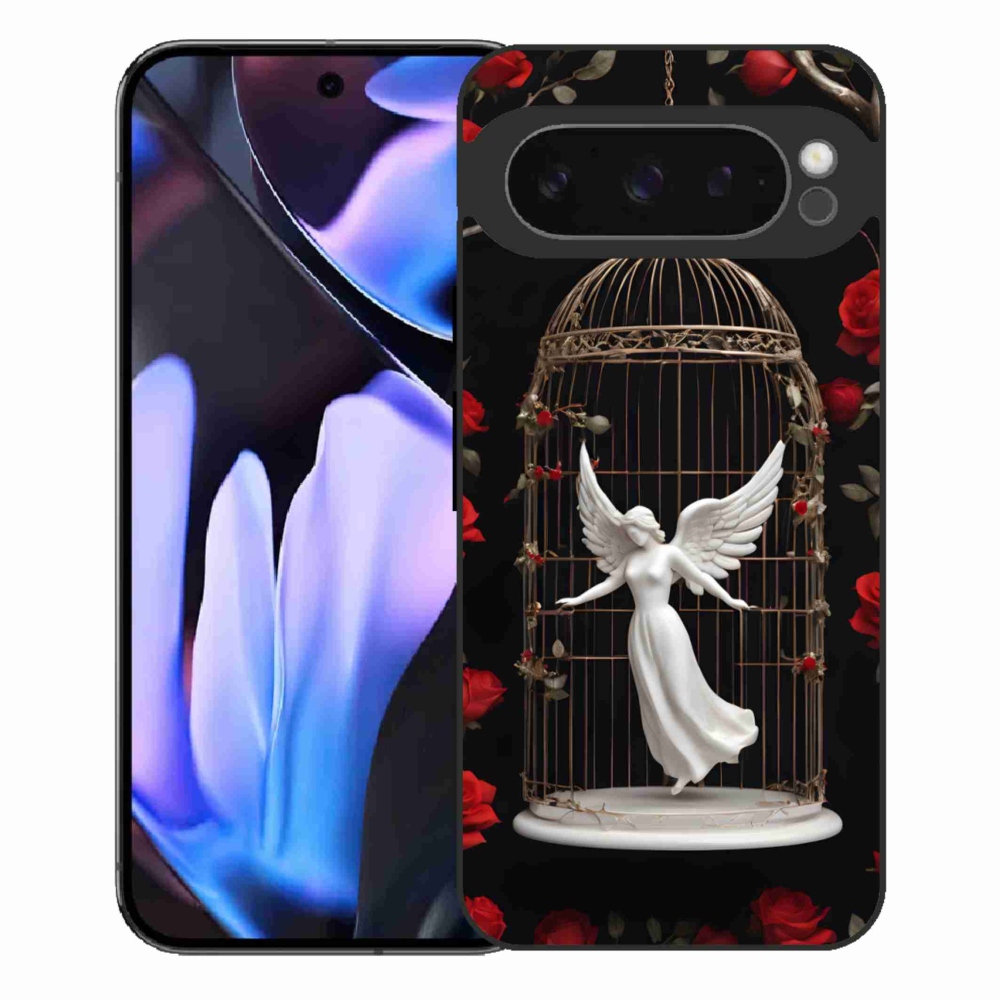 Gél borítás mmCase a Google Pixel 9 Pro XL számára - csapdába esett angyal