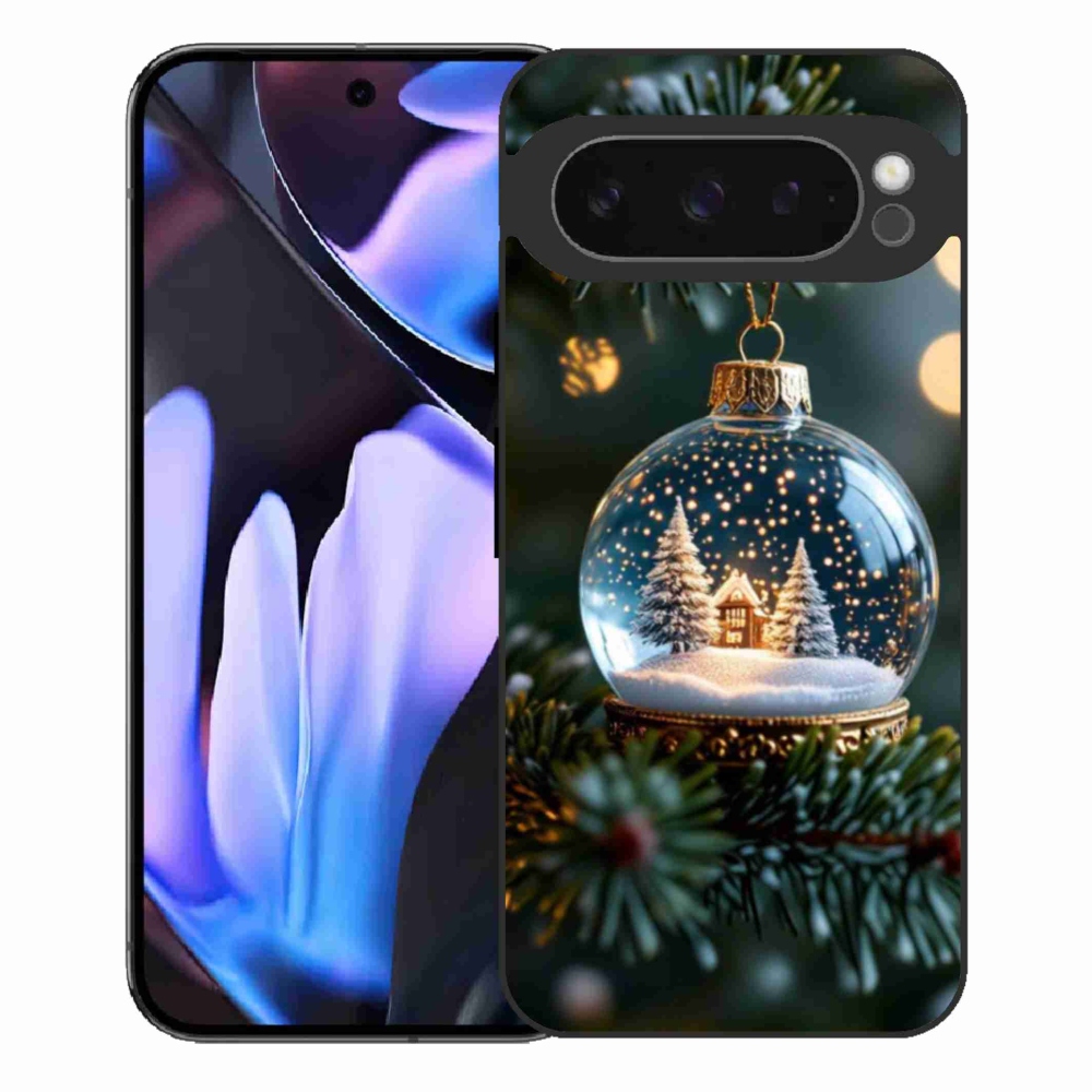 Gél borítás mmCase a Google Pixel 9 Pro XL-hez - Karácsonyi gömbök 2