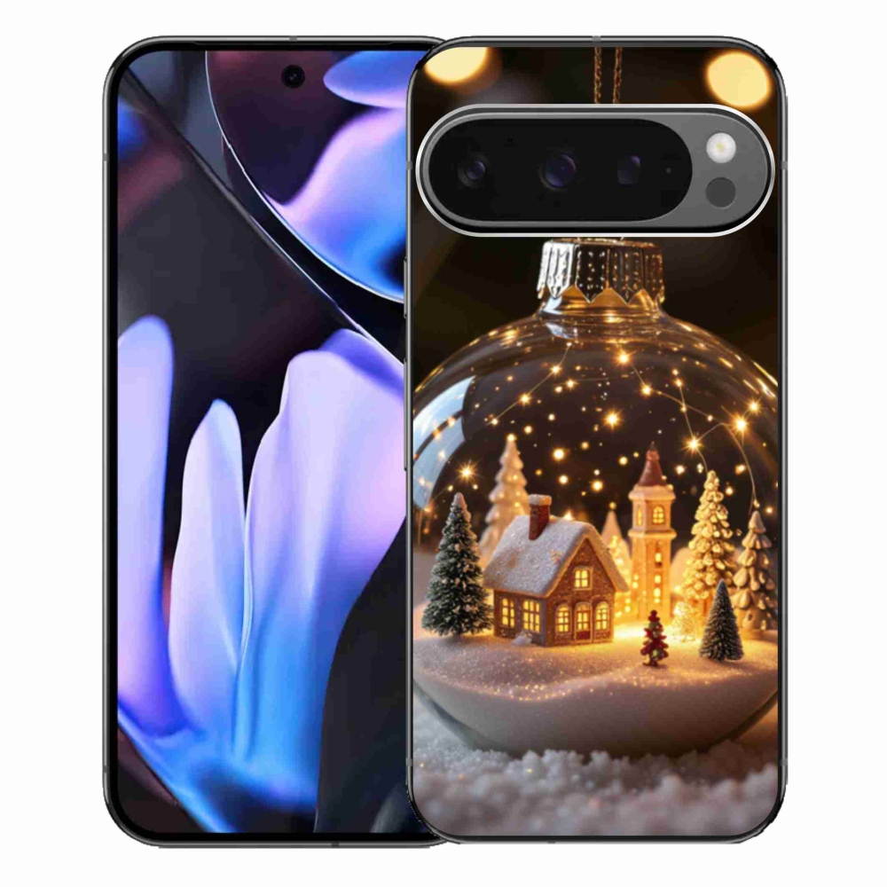 Gél borítás mmCase a Google Pixel 9 Pro XL-hez - Karácsonyi gömbök 3