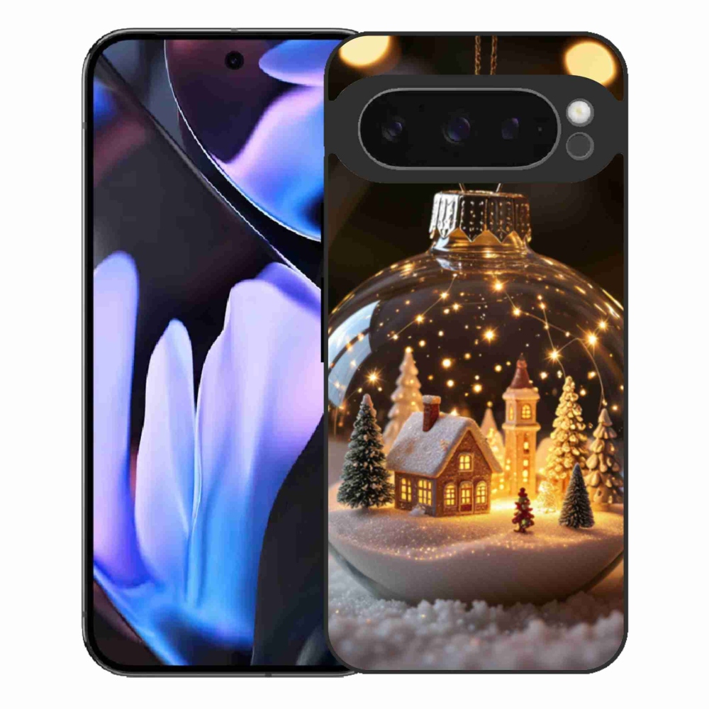 Gél borítás mmCase a Google Pixel 9 Pro XL-hez - Karácsonyi gömbök 3