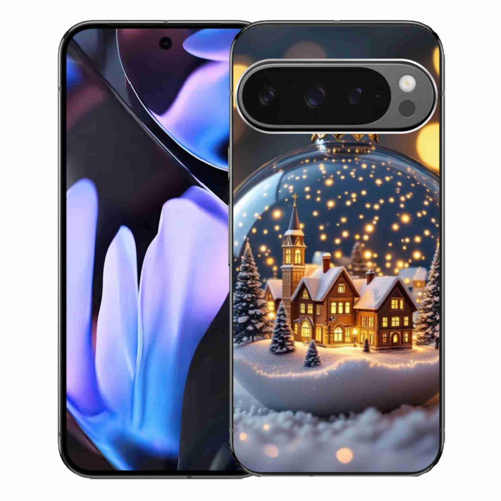 Gél borítás mmCase a Google Pixel 9 Pro XL-hez - Karácsonyi gömbök 4