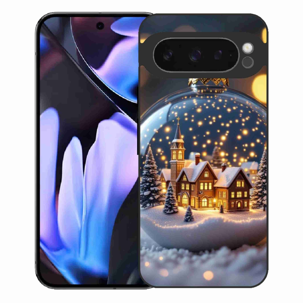 Gél borítás mmCase a Google Pixel 9 Pro XL-hez - Karácsonyi gömbök 4
