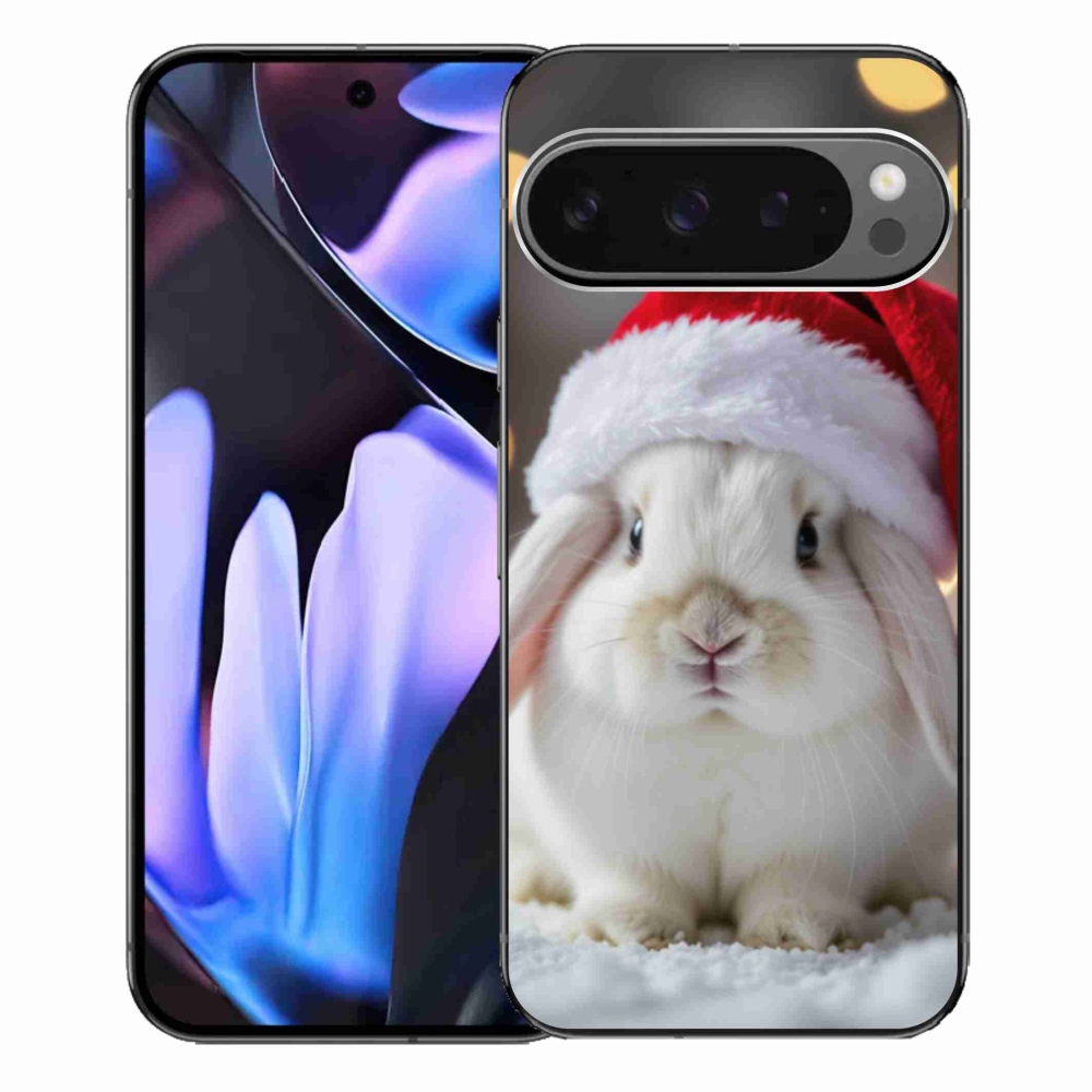 Gél borítás mmCase a Google Pixel 9 Pro XL számára - Karácsonyi nyúl