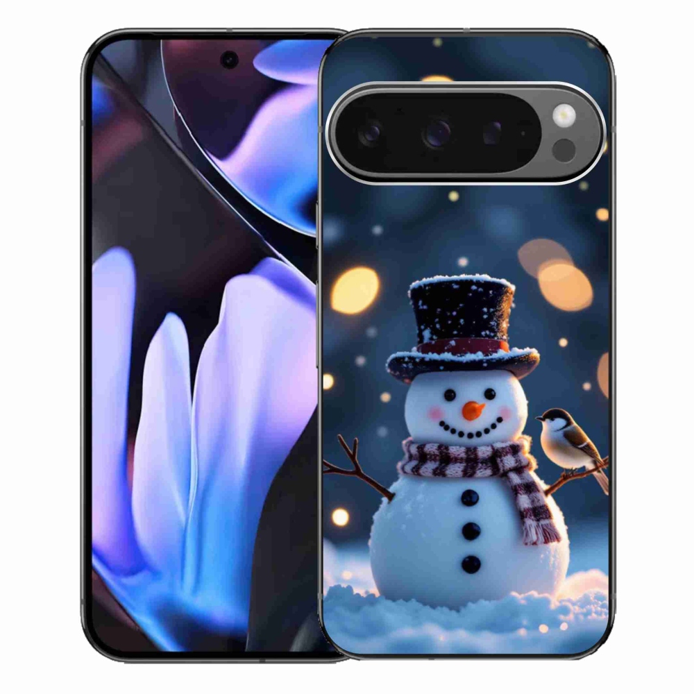 mmCase gél tok a Google Pixel 9 Pro XL-hez – karácsonyi hóember