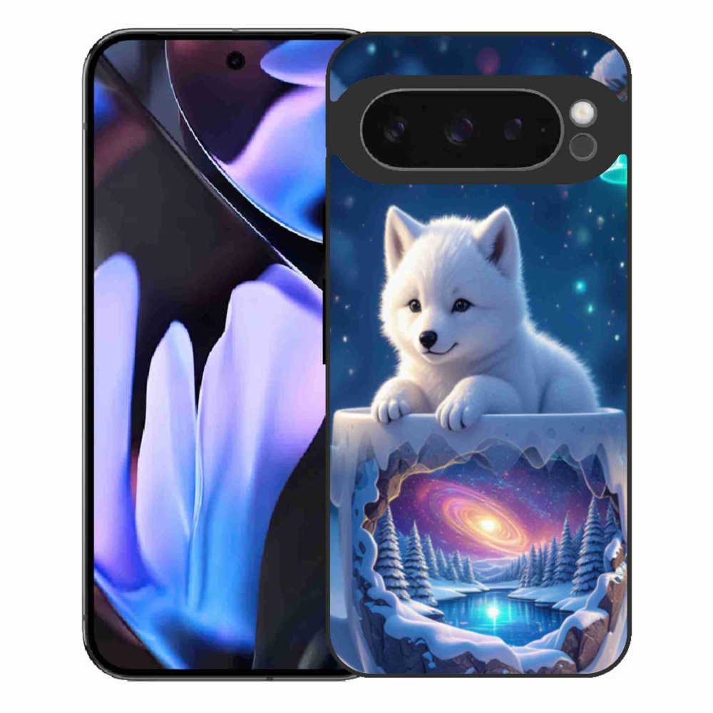 Gél borítás mmCase a Google Pixel 9 Pro XL számára - Karácsonyi kölyökkutya